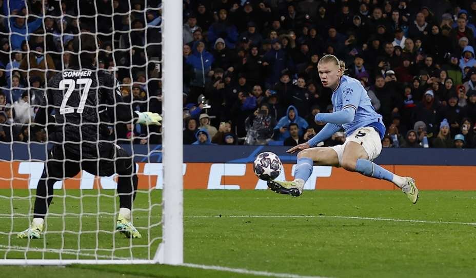    Форвард «МанСити» Холанд забил «Баварии». Фото: Reuters