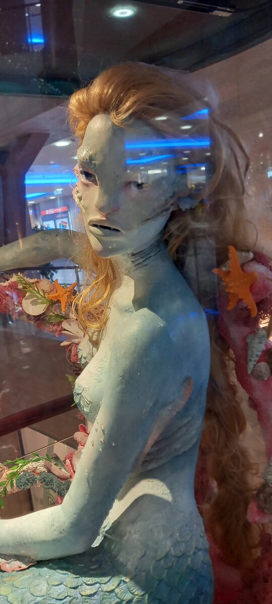 Невероятная девушка в инсталляции ТРК "Гранд Каньон" СПб)