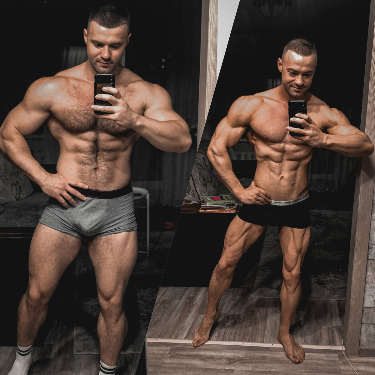 Слева: 9 января 2023. Справа: 12 апреля 2023.