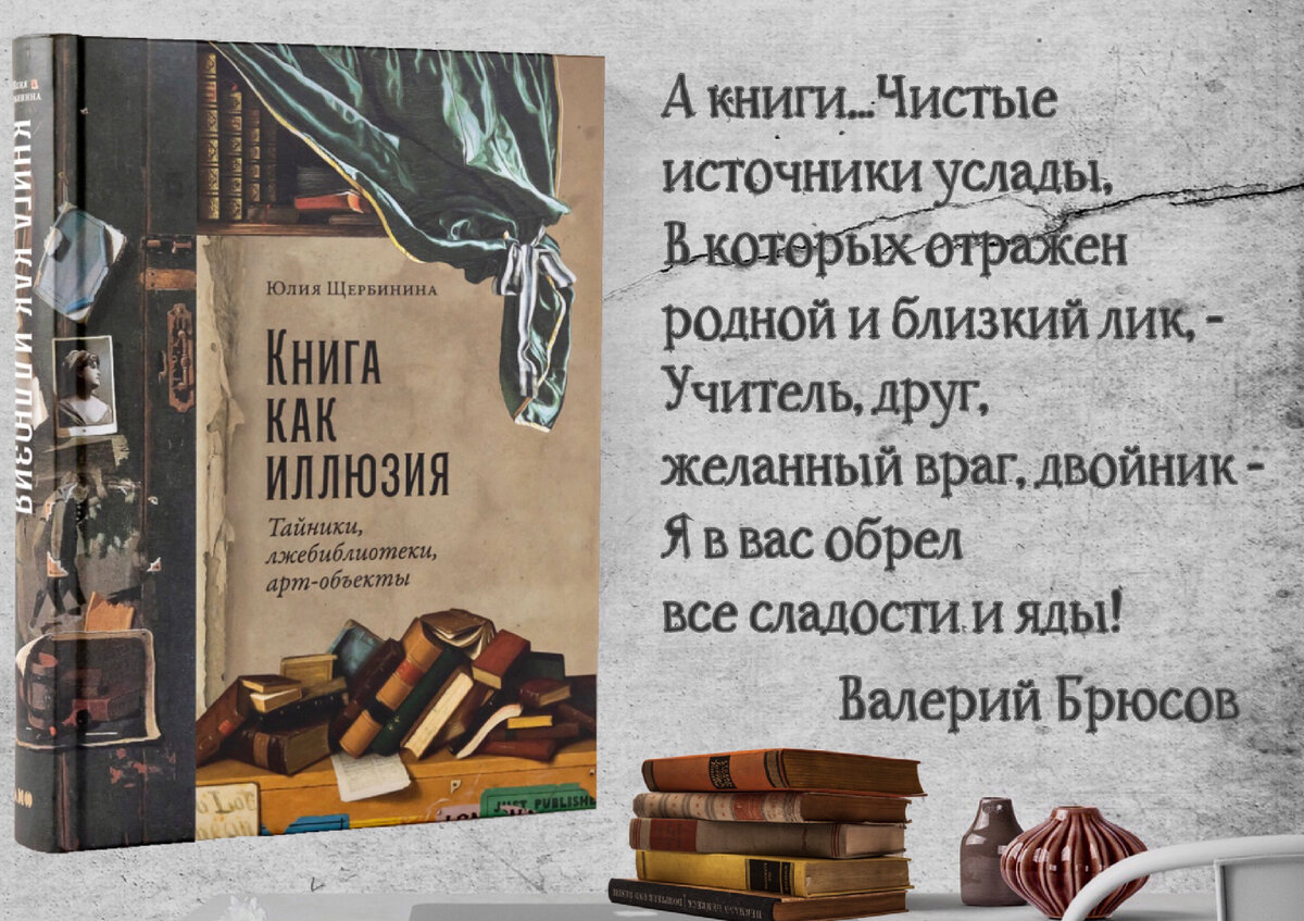 От библиоморфа до блука. Юлия Щербинина «Книга как иллюзия: Тайники,  лжебиблиотеки, арт-объекты» | Книжный мiръ | Дзен