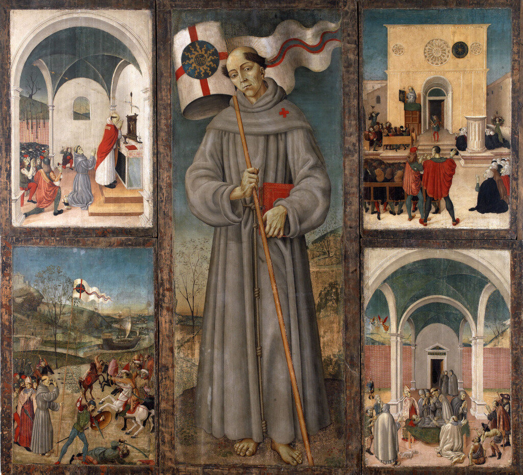 Джованни д'Бартоломео (?) Иоанн Капистранский
ок. 1480 – 1485 годы
Национальный музей Абруццо в Л'Аквиле
