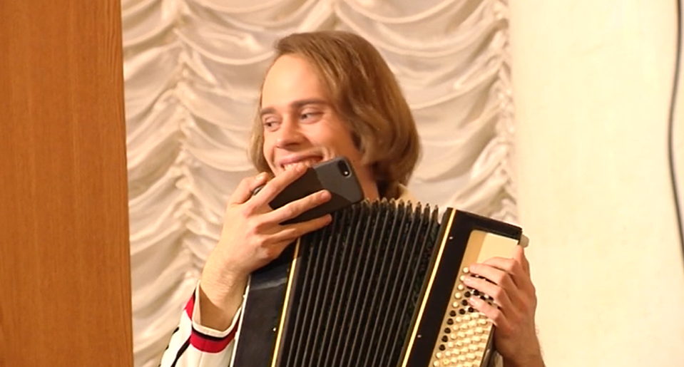 Георгий Петренко на съёмках сериала. 