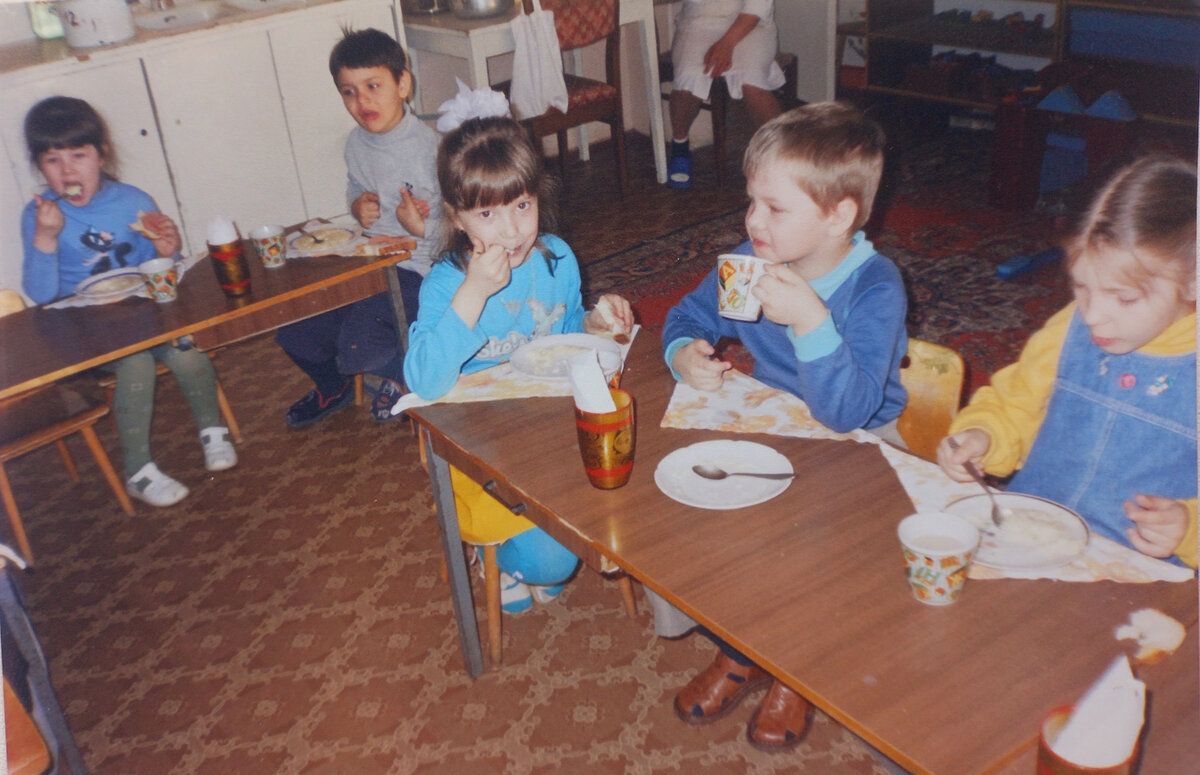 Как раз во время обеда. Я - мальчик с шухером на голове