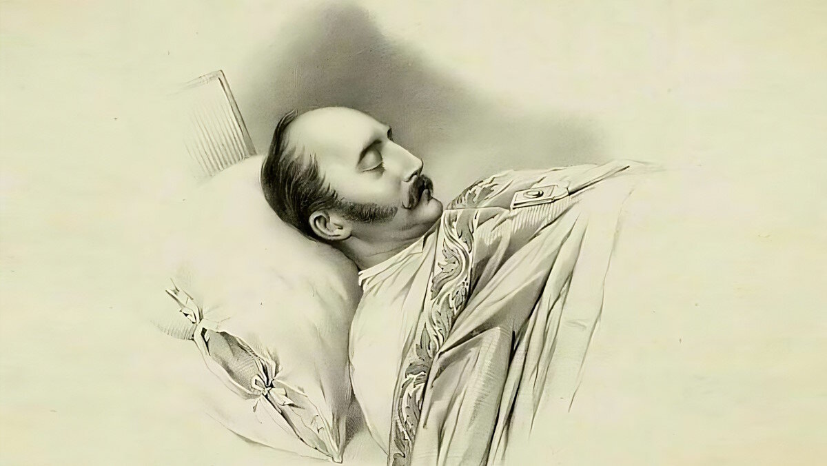 Император Николай i на смертном одре