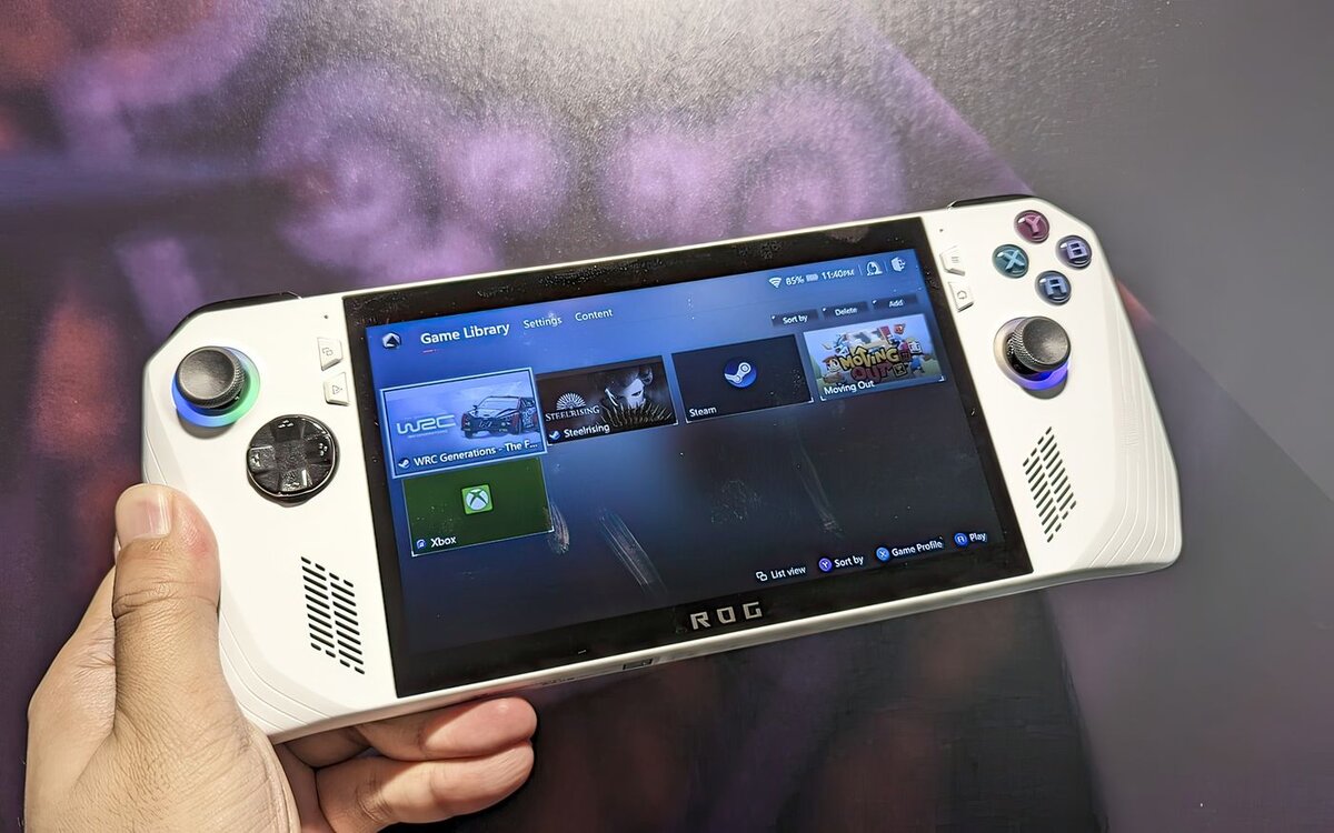    Портативную консоль ASUS ROG Ally показали изнутри и снаружи [ФОТО]