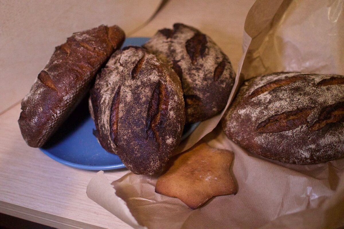 Хлебушек на закваске пекла сама