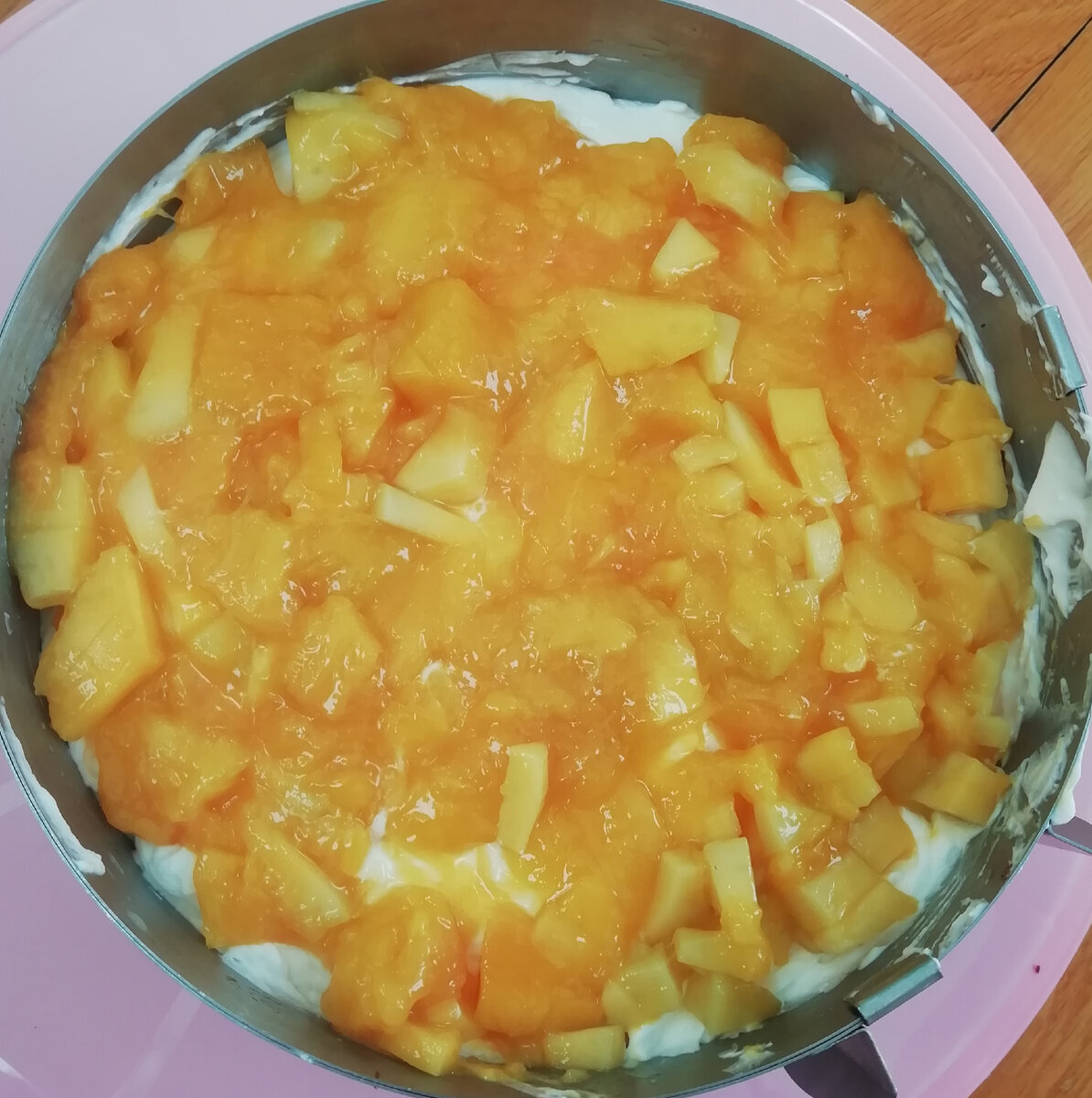 Готовим манговый пирог