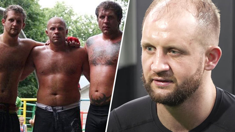    Братья Иван, Федор и Александр Емельяненко.