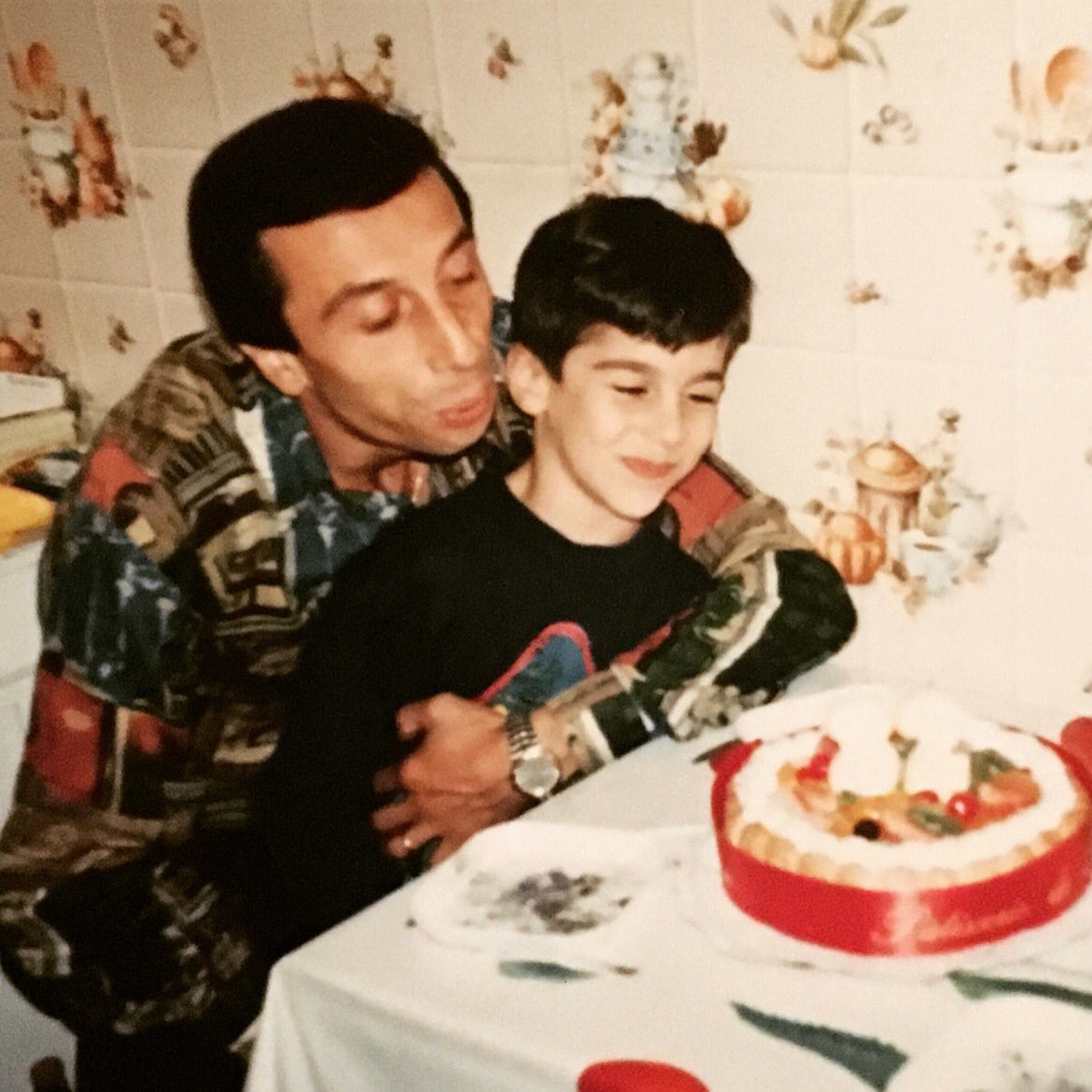 Маленький Генрих с отцом