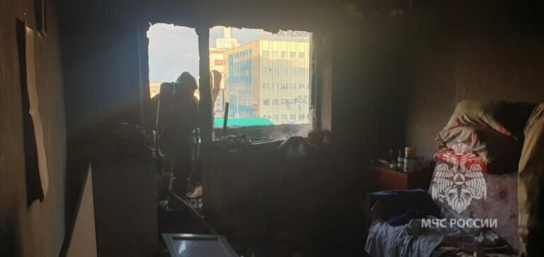    В Оренбурге при пожаре на Терешковой удалось не допустить огонь в соседние квартиры Белов Михаил Александрович