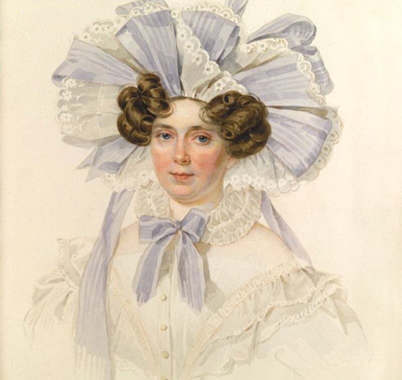 Петр Соколов «Портрет графини Юлии Федоровны Барановой, урождённой Адлерберг», 1820-е годы