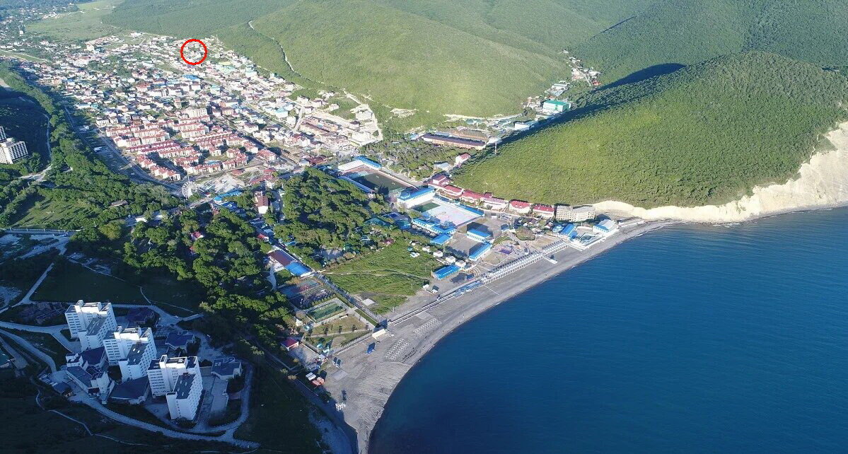 Расположение отеля "галина-Люкс" в Сукко