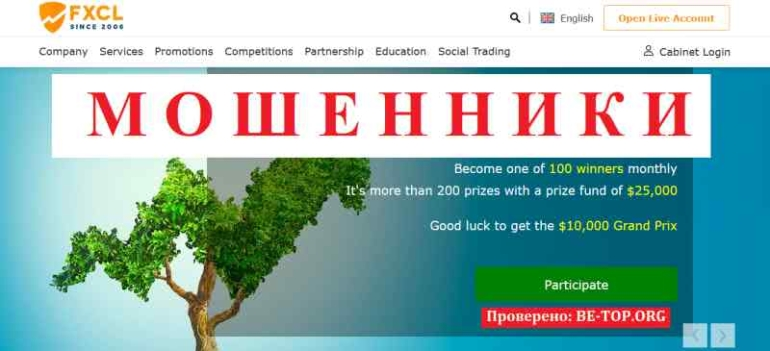 FXCL Markets Ltd МОШЕННИК отзывы и вывод денег
