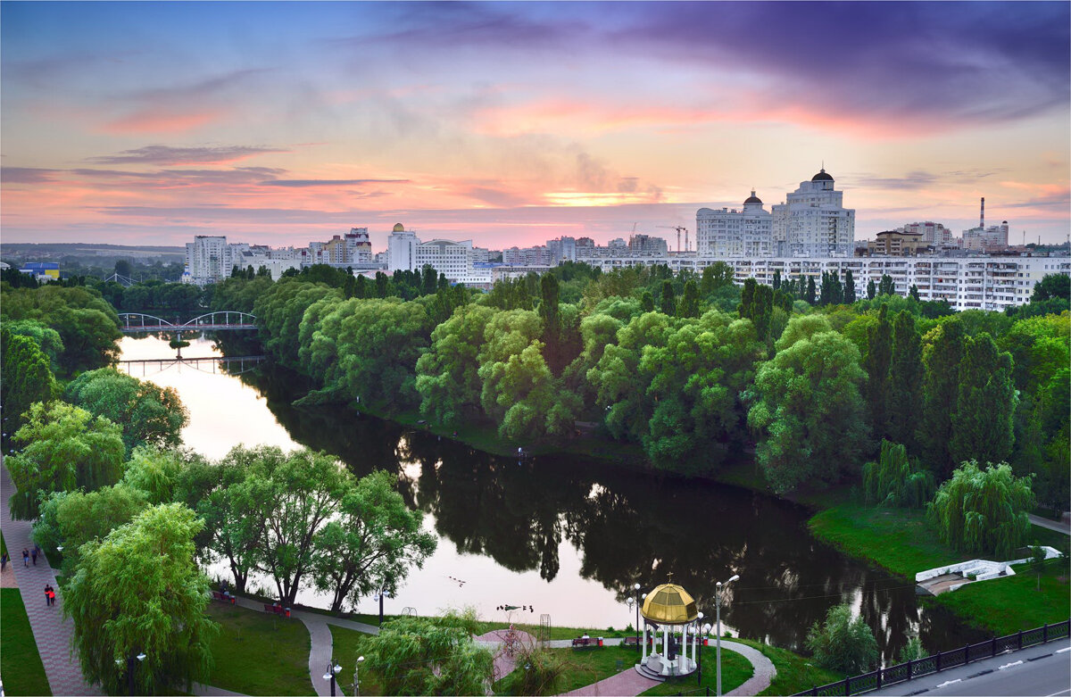 Белгород, набережная реки Везёлки