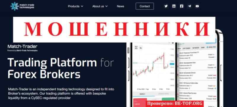 Match-Trader МОШЕННИК отзывы и вывод денег