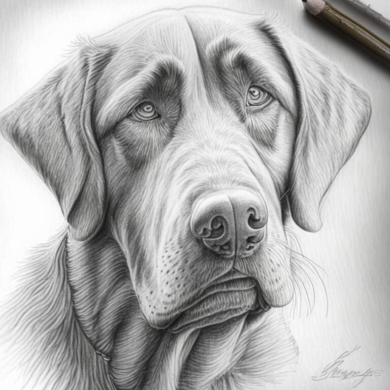 Создано rudalle собака