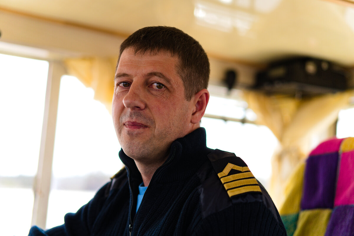 Александр Курилин, капитан-механик буксира Ангара-96