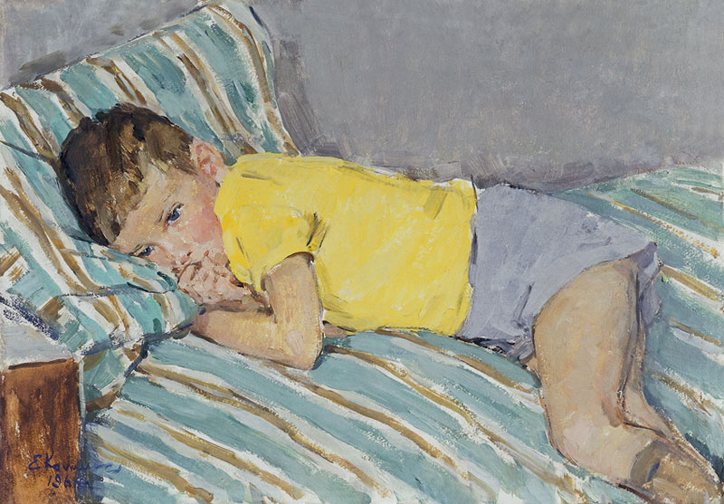 Картина "Обиделся" 1963г. Художник Костенко Е.М.