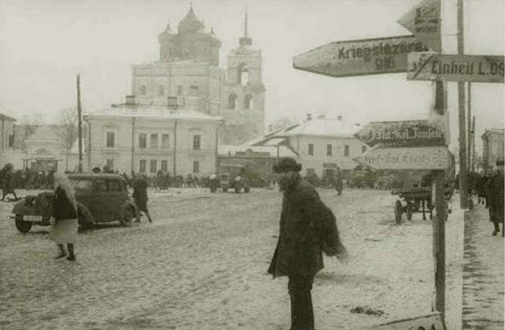 Захват пскова. Псков 1941. Псков в годы оккупации 1941 1944. Оккупация Пскова в годы Великой Отечественной войны.