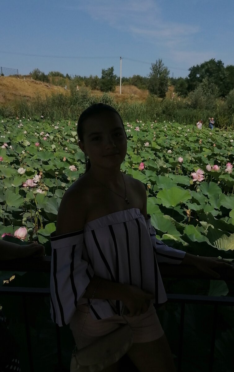 Алина и лотосы