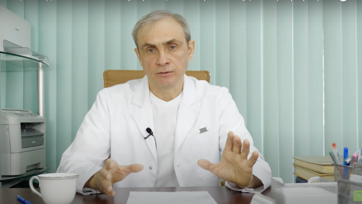 Доктор Ушаков Андрей Валерьевич. Кадр из фильма-лекции