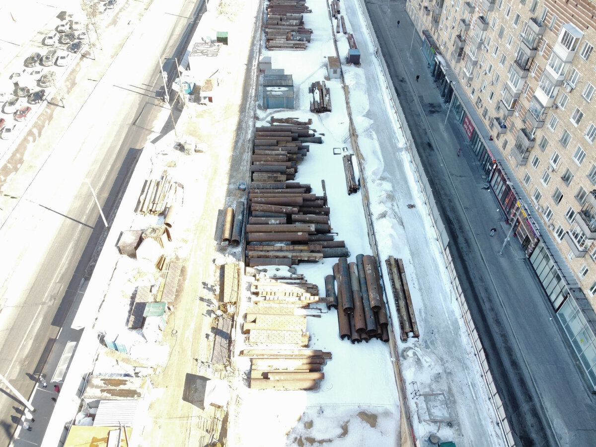 📷 1: Над бóльшей частью тупиков выполнена обратная засыпка.