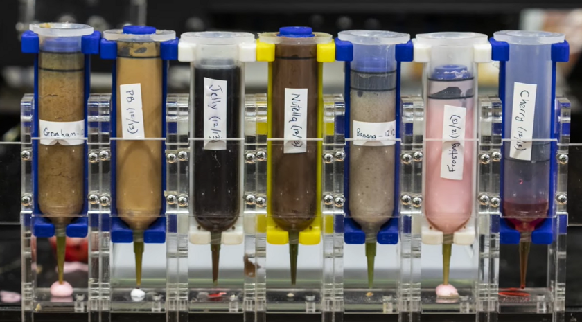    Так выглядят съедобные чернила. Фото: Columbia University