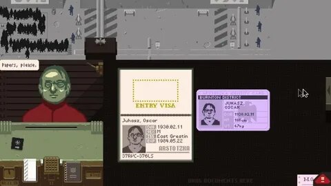 Papers please как повесить на стену грамоту