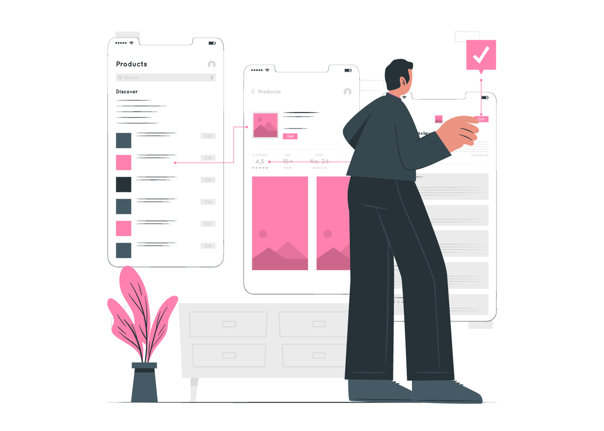App illustrations by Storyset