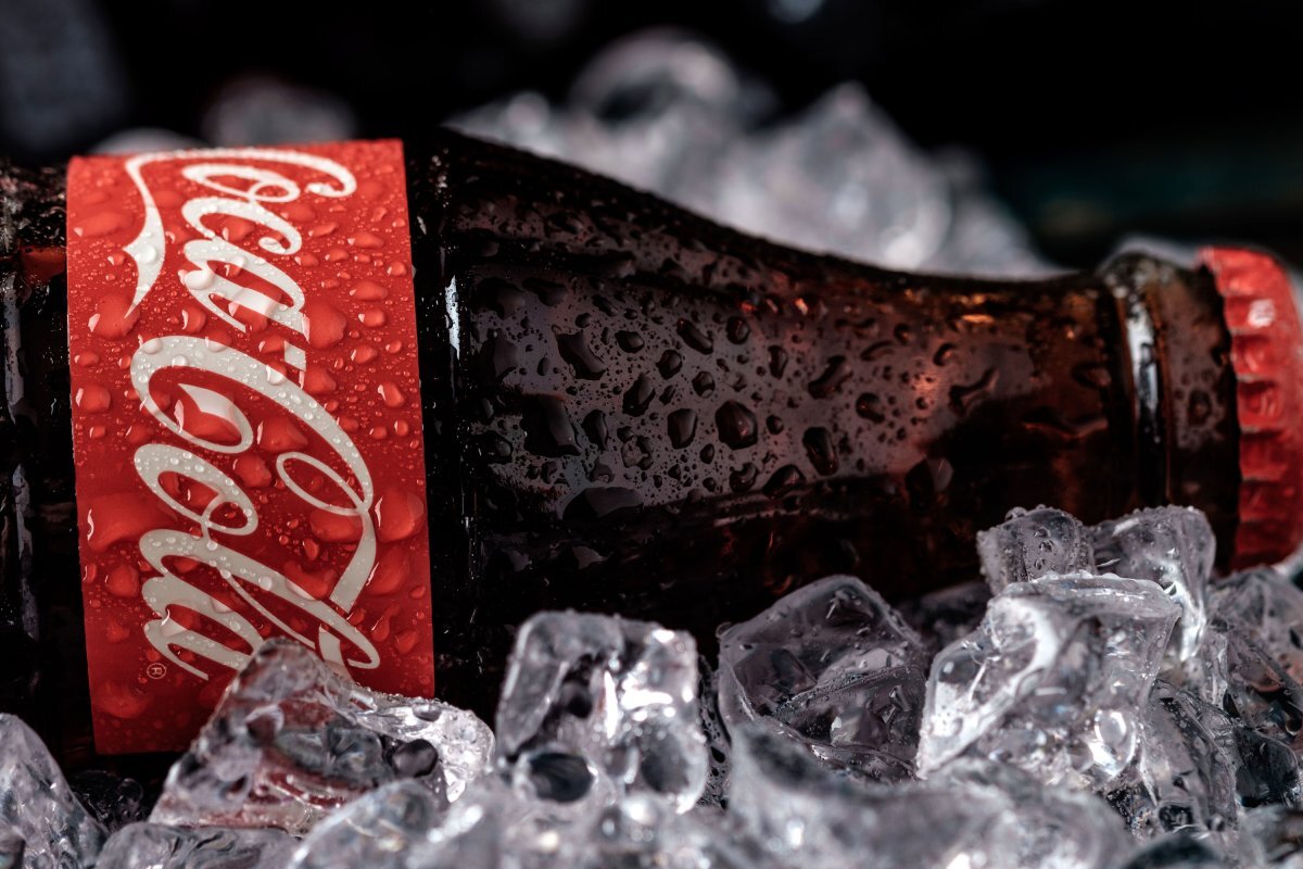 Coca Cola бутылка 4k