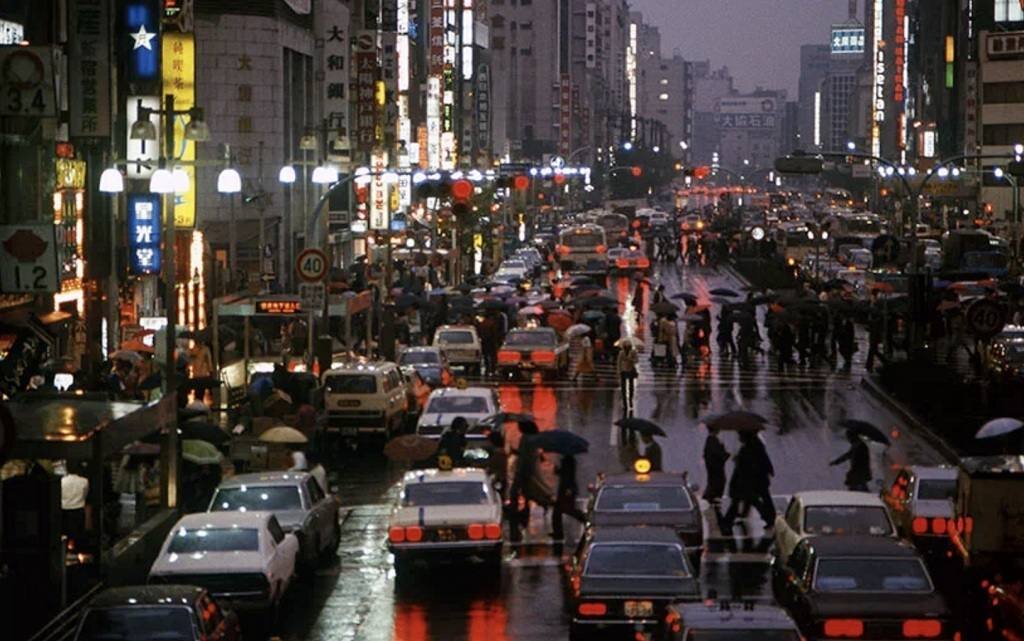 Японский мегаполис в конце 1970-х годов