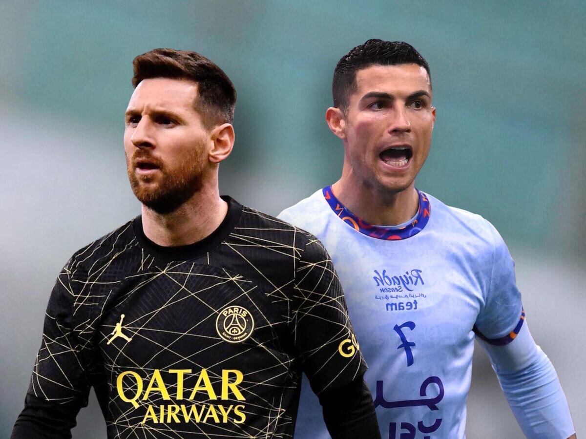    Лионель Месси и Криштиану Роналду© Иллюстрация РИА Новости . AFP / FRANCK FIFE, Социальные сети ПСЖ