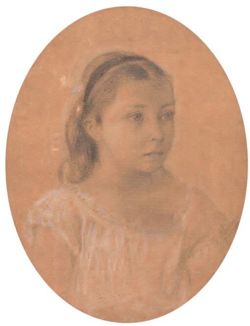 Портрет Яковлевой Левитан писал в голодные студенческие годы. Художник крайне нуждался в деньгах. Большинство его однокашников зарабатывало росписью храмов, но Левитан был еврейского происхождения, потому на такую работу его не брали. Вот и приходилось пейзажисту перевоплощаться в портретиста.