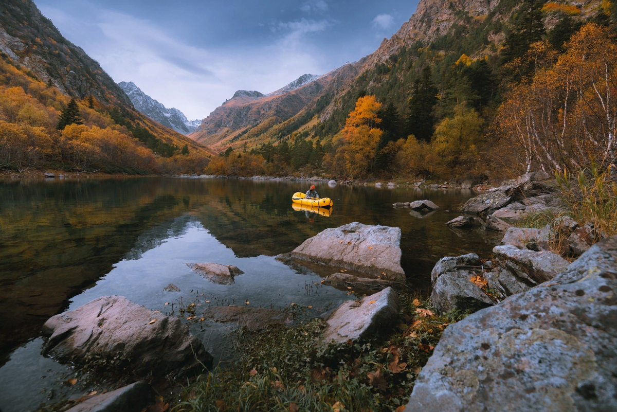 Бадукские озера Домбай фото