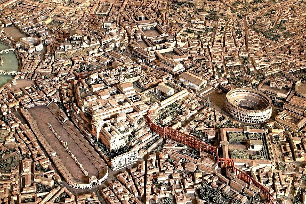 Центр Рима (древний Рим). Фото из интернета.