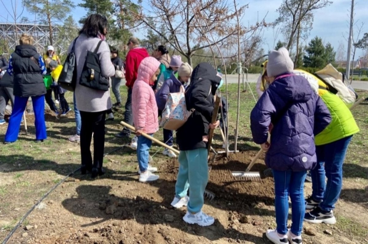    В Центральном парке Волгограда прошел субботник-праздник для детей
