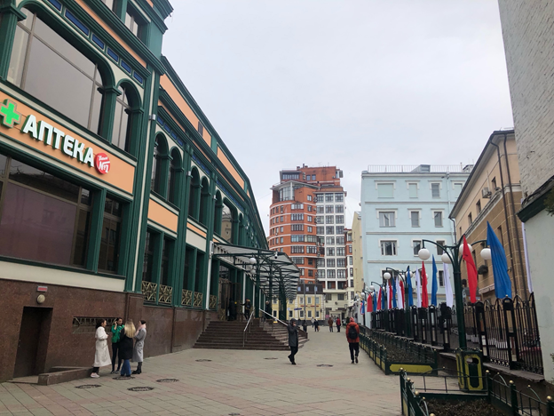 На пути от метро "Новослободская" к Сущевской улице