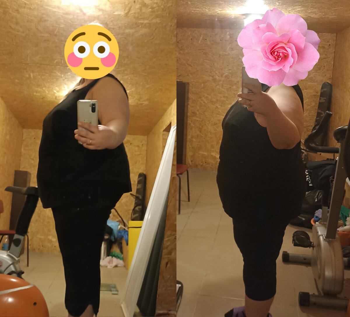 Слева фото сделанное 30.01.2023г., справа - 18.04.2023г.