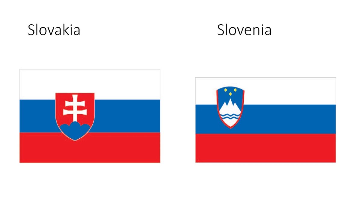 Синий, белый и красный признаются общими (панславянскими) цветами. В этих же цветах выполнены флаги России, Сербии, Хорватии и Чехии. 