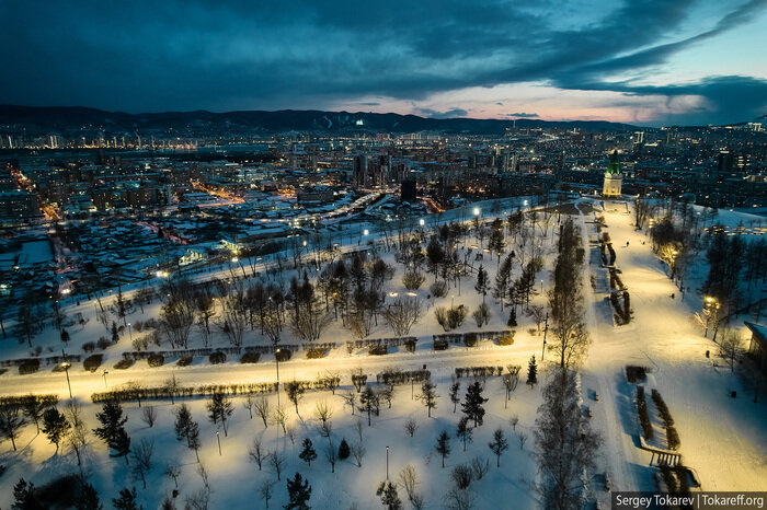 Парк на часовне Красноярск