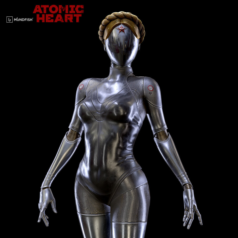 Фото наташи из атомик харт Дизайнер показал, какими были близняшки из Atomic Heart на этапе создания - с ли