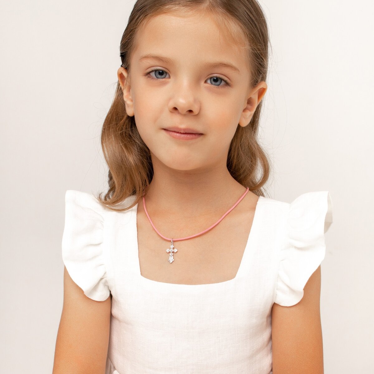 Подвеска-крест из серебра арт. 223170