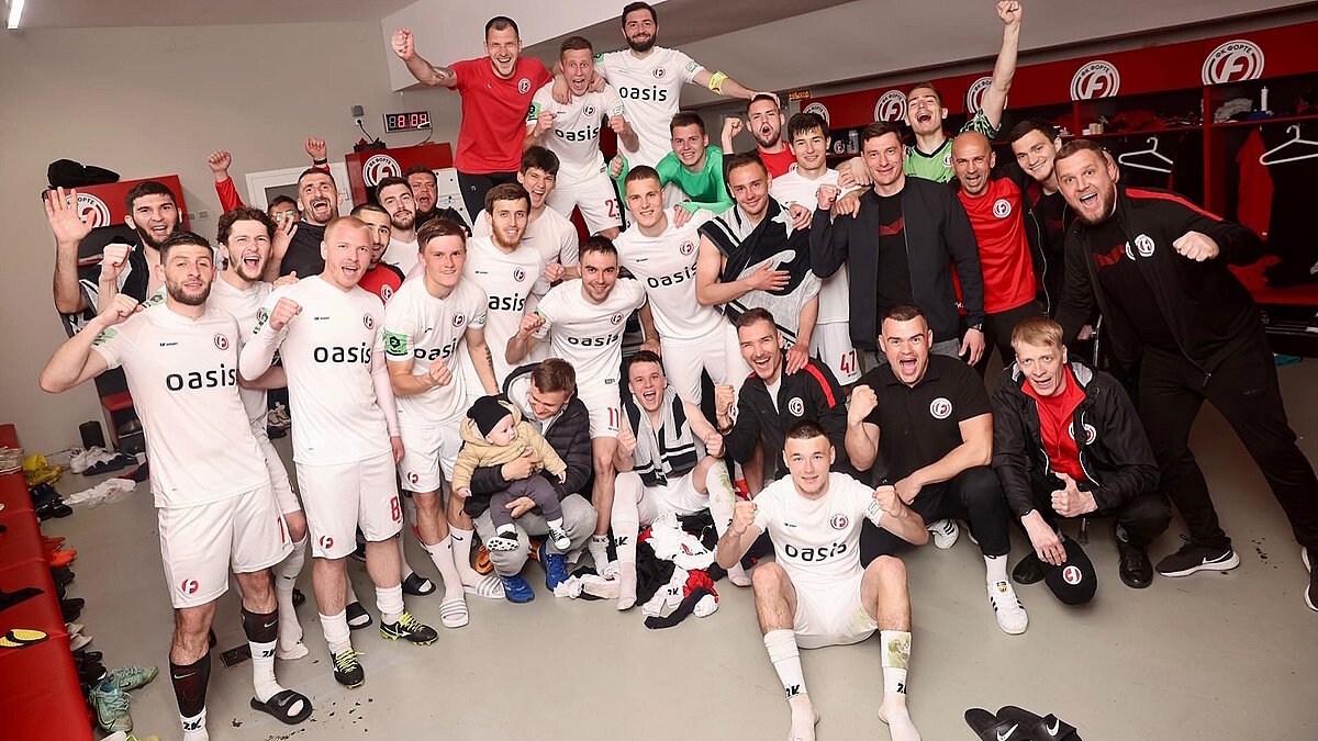    "Форте" (Таганрог) после матча с "Ессентуками". Фото: "Форте" (Таганрог)