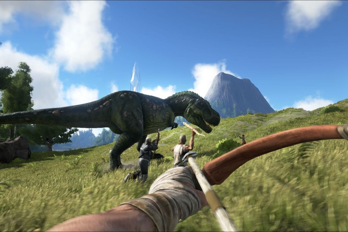 Игра на пк ark. АРК сурвайвал. Ark: Survival Evolved. АРК на пс4. АРК эволвед.