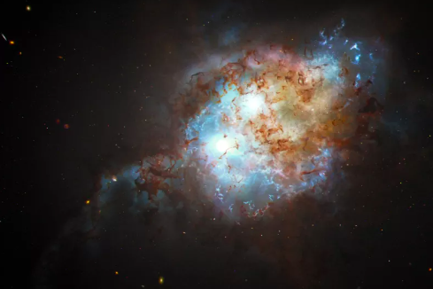     Грядет катастрофа: найден сверхредкий «двойной квазар», который вот-вот столкнется с невероятно массивной черной дырой