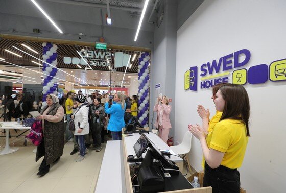    Открытие магазина Swed House в Москве