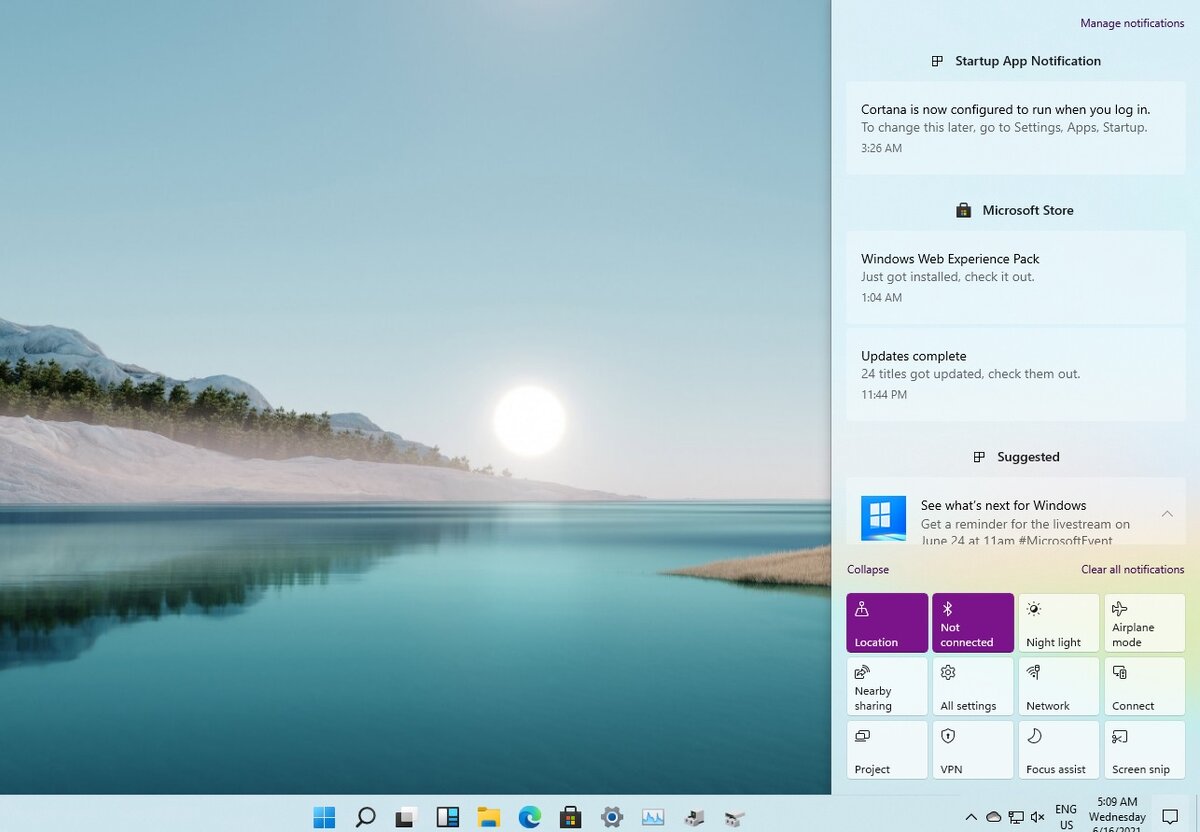 Windows 11 фото экрана