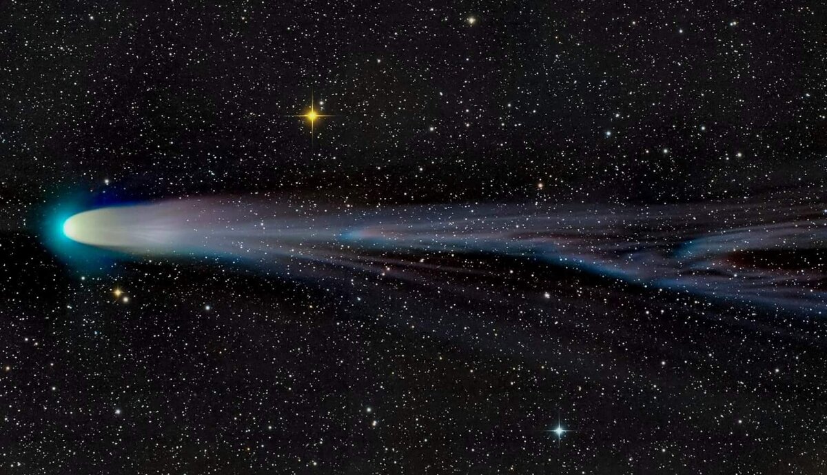 Зеленая комета C/2022 E3. В прошлый ее прилет ее встречали мамонты и неандертальцы. теперь она вернется через 50 тыс лет