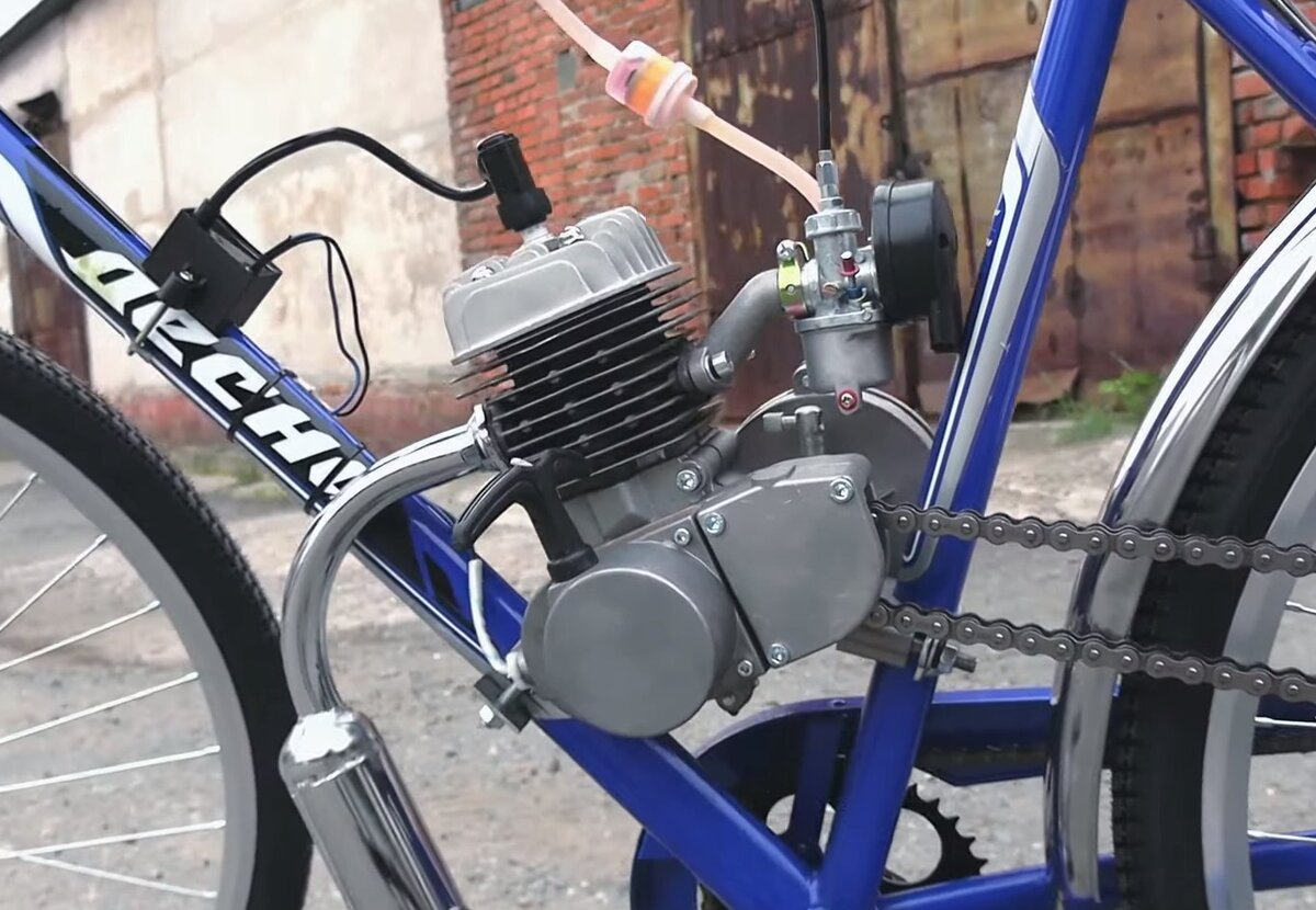 бензиновый двигатель для велосипеда