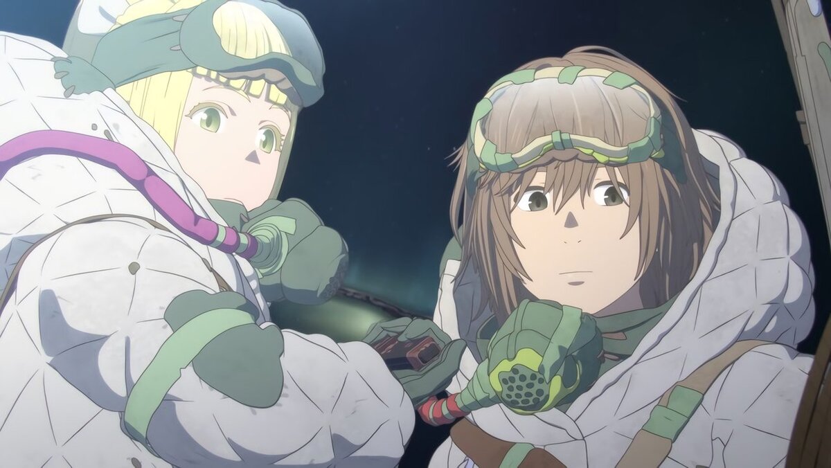 Кадр из аниме "Кайна в великом снежном море"